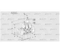 VCS3E50F/50F05NLWR3/PPPP/PPPP (88100296) Сдвоенный газовый клапан Kromschroder