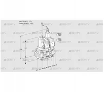 VCS2E40R/40R05NLWGR3/PPPP/PPPP (88105614) Сдвоенный газовый клапан Kromschroder