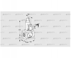 VAS665F05LWB/PP/MM (88206697) Газовый клапан Kromschroder