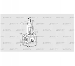 VAS8T100A05LWSRB/PP/PP (88203853) Газовый клапан Kromschroder