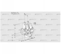 VCG2E40R/40R05NGEVWR/PPPP/PPPP (88102914) Клапан с регулятором соотношения Kromschroder