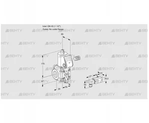 VAS240/-R/NK (88027964) Газовый клапан Kromschroder