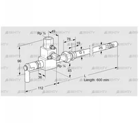 ZMI 25G600R (84234066) Пилотная горелка Kromschroder