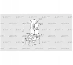 VK 200F02MA93S2V (85315076) Газовый клапан с приводом Kromschroder