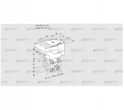 IFC115/15R05-15MMMM/40A2AR10-I (88303081) Регулирующий клапан с сервоприводом Kromschroder