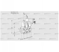 VCS3E40R/40R05NLWGR8/PPPP/PPPP (88107321) Сдвоенный газовый клапан Kromschroder