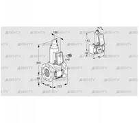 VAS780F05LW3E/B-/B- (88205092) Газовый клапан Kromschroder