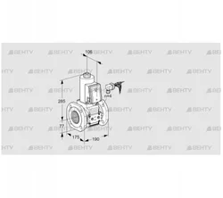 VAS665F05NKE/PP/PP (88203460) Газовый клапан Kromschroder