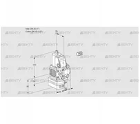 VAH1E25R/15R05FHEVWR/PP/PP (88102359) Клапан с регулятором расхода Kromschroder