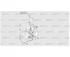 VAS350F/NKGR (88017747) Газовый клапан Kromschroder