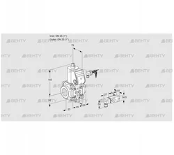 VAS125R/NW (88000364) Газовый клапан Kromschroder