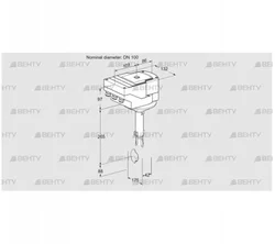 IBH100Z01A/20-30W3TR10 (88301007) Дроссельная заслонка Kromschroder