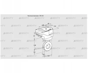 IBAF50Z05/20-60Q3TR10 (88301790) Дроссельная заслонка Kromschroder