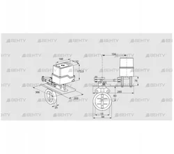 IDR15Z03D350GDW/50-30W20TR10 (88302816) Дроссельная заслонка Kromschroder