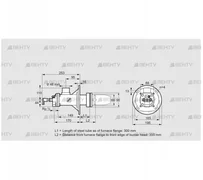 BICA 65HB-300/335-(34)D (84022040) Газовая горелка Kromschroder