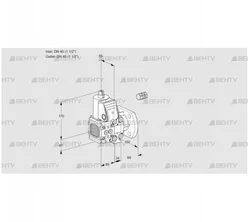 VAS2E40F/40F05FNVWR/PP/PP (88102476) Газовый клапан Kromschroder