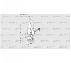 VAS125/-R/LW (88026231) Газовый клапан Kromschroder