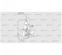 VAS350F/LQ (88004439) Газовый клапан Kromschroder