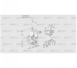 VAS125R/NW (88030453) Газовый клапан Kromschroder