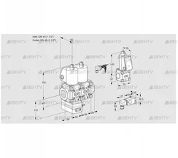 VCG2E40R/40R05GENWL/3-ZS/4-PP (88103145) Клапан с регулятором соотношения Kromschroder