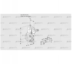 VAS120/-R/NWSR (88018198) Газовый клапан Kromschroder