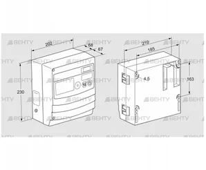 BCU460W8P0C0D0000K1E1-/LM400WF3O0E1- (88680093) Блок управления горением Kromschroder