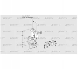 VAS125/-R/NW (88011534) Газовый клапан Kromschroder