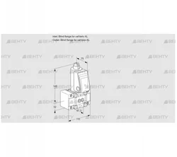 VAS1W0/NW (88008043) Газовый клапан Kromschroder