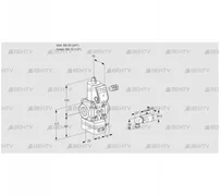 VAD120/15R/NW-100B (88032931) Газовый клапан с регулятором давления Kromschroder