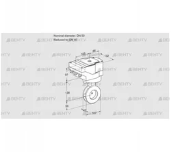 IBGF50/40Z05/40A2AR10 (88300449) Дроссельная заслонка Kromschroder