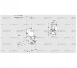 VAS1E15R/15R05NWL/BS/PP (88100703) Газовый клапан Kromschroder