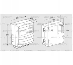 BCU465W3P6C0D0010K1E1-/LM400WF3O0E1- (88680297) Блок управления горением Kromschroder