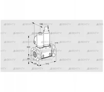 VCS7T80A05NLQSLB/PPPP/PPPP (88203641) Сдвоенный газовый клапан Kromschroder