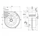 Центробежный вентилятор Ebmpapst G2E120AR77A6