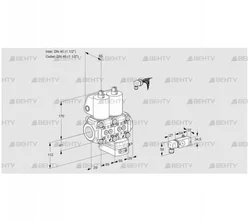 VCG2E40R/40R05NGEWL/2--3/PPPP (88101153) Клапан с регулятором соотношения Kromschroder