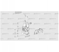 VAD1-/25R/NW-50A (88010396) Газовый клапан с регулятором давления Kromschroder