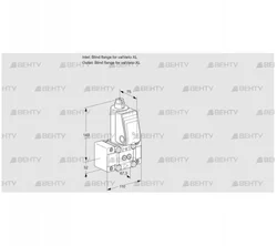 VAS1W0/NW (88028832) Газовый клапан Kromschroder