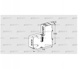 BCM 500S0B4/3-3 (74960688) Шина Kromschroder