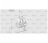 VCH1T20N/20N05NHAVQGR/PPPP/PPPP (88100900) Клапан с регулятором расхода Kromschroder