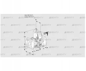 VAS350F/NW (88005981) Газовый клапан Kromschroder