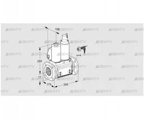 VCS665F05NLWLB/PPPP/MMMM (88206888) Сдвоенный газовый клапан Kromschroder