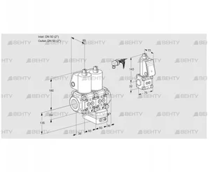 VCD3E50R/50R05ND-100WL/PPBS/PPPP (88102878) Регулятор давления Kromschroder