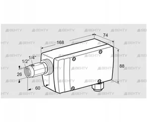 UVC 1D3G1A (84320303) УФ датчик пламени Kromschroder