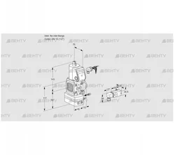 VAG1-/15R/NWBE (88034595) Газовый клапан с регулятором соотношения Kromschroder