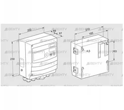 BCU460W1P2C0D0000K1E0-/LM400WF0O0E1- (88680376) Блок управления горением Kromschroder