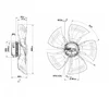 Осевой вентилятор ebmpapst A3G630AR8590