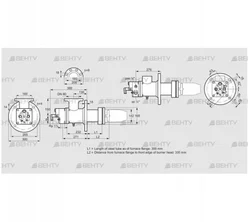 BIC 140RML-300/335-(49)E (84035046) Газовая горелка Kromschroder