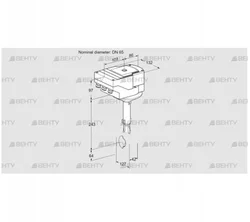 IBH65Z01A/20-60W3TR10 (88302388) Дроссельная заслонка Kromschroder