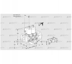 VCV3E50F/50F05NVKWL/PPPP/2-PP (88103340) Клапан с регулятором соотношения Kromschroder