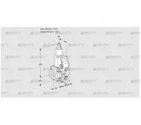 VAS2T32N/LQ (88001861) Газовый клапан Kromschroder